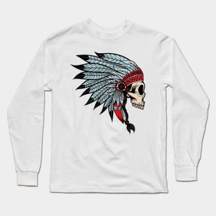 Indian skull Long Sleeve T-Shirt